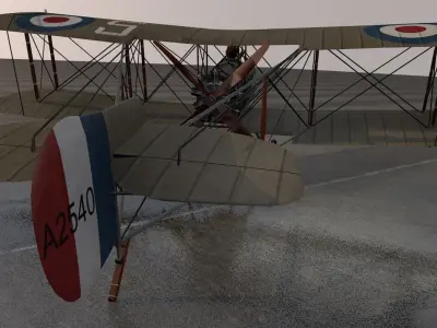 Airco DH2 - DeHavilland DH2 3D model