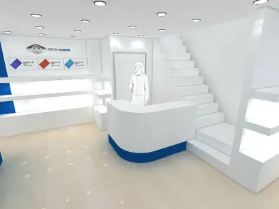 Exhibition Stand - ST0032 3D model