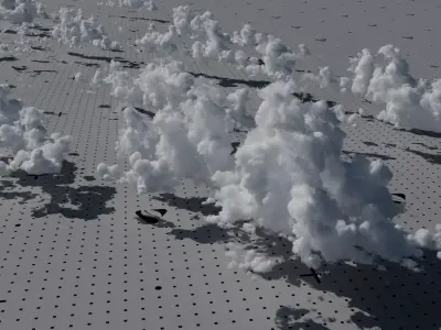 VDB Cumulonimbus Cloud Field 6  3D model