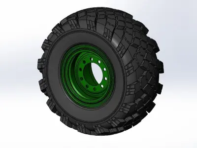 Tire Ural  3D print model