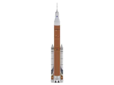 SLS Block 1B Crew Rocket 3D model