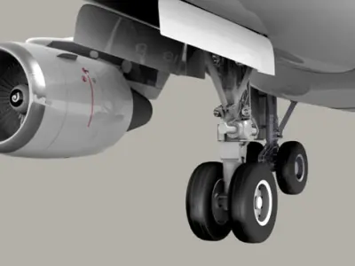 Airbus A318 Air France 3D model