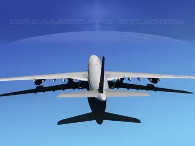 Airbus A340-600 Egypt Air 3D model