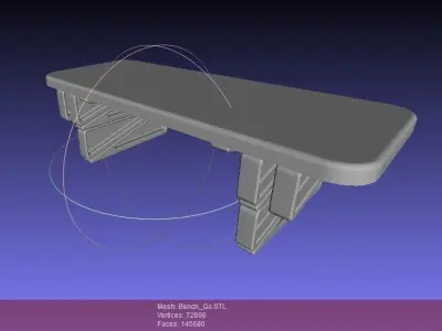 Bench Go Free 3D print model