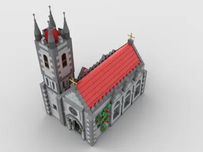 Medieval Chruch 3D model