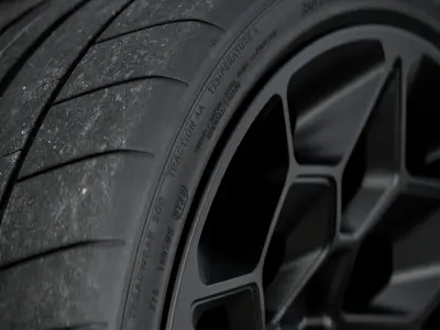 Bridgestone Potenza Sport 355 25 ZRF R22 3D model