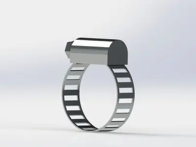  hose clamp 3D model