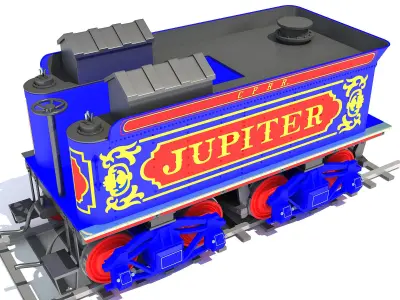 Train Tender 3D model