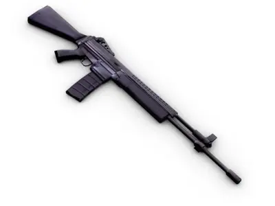 Low poly weapons pack collection 3D model