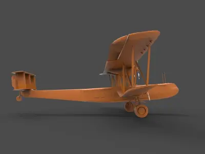 Handley Page HP42 3D print model
