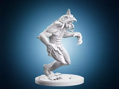 Deep Sea Monster Cthulhu 3D print model