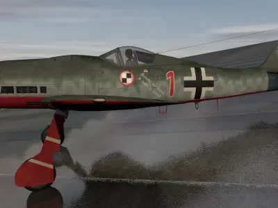Focke-Wulf Fw-190 D-9 3D model