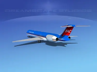 McDonnell Douglas MD83 Bonneville Air Charter 3D model