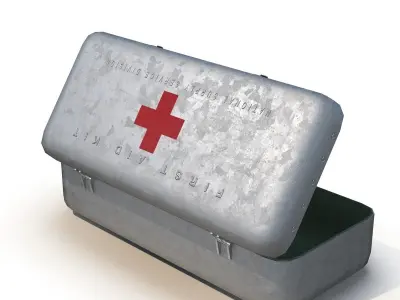 First aids kit 4 3D model