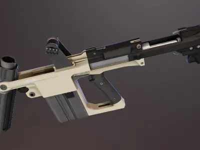 SSW40 Grenade Launcher 3D model