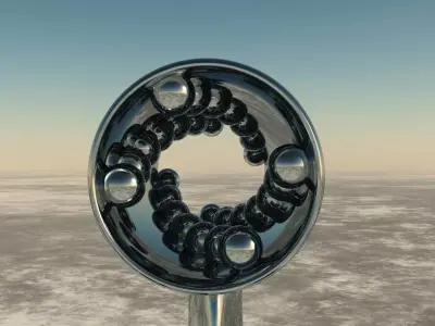 Tri Wind Conduction Funnels Free 3D model