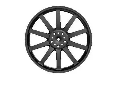 Sports Car Wheel Rim Free 3D model
