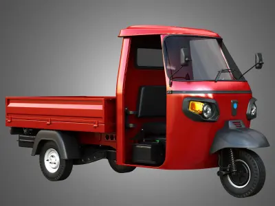 Piaggio Ape Xtra HT 300cc CNG Normal 3D model