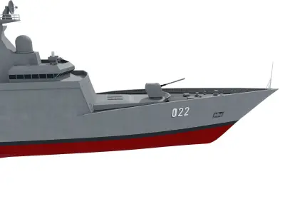 HQ022 battle ship Vietnam 3D model