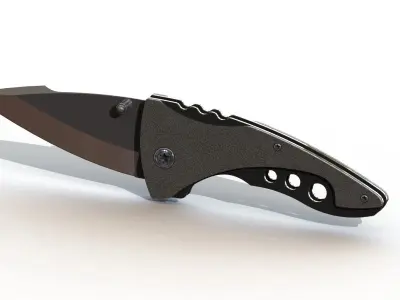 LP Folding Pocket Knife 3D print model