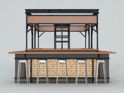 Pop-Up Store 2 3D model