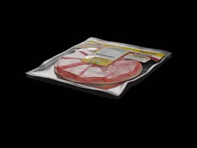Deli sausages Cooked Ham 3D model