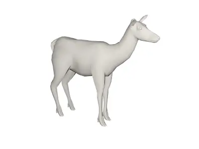 Deer wild animal 3D model