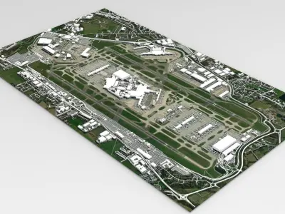 London Heathrow Airport 3D model