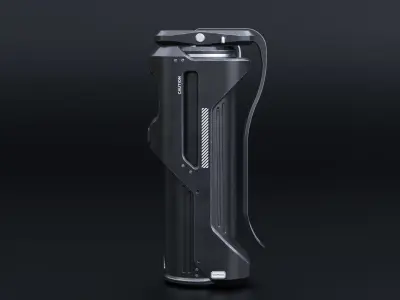 Sci-fi grenade concept Low-poly 3D model