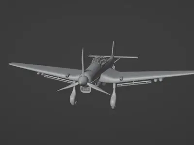 Stuka ju 87 3D model