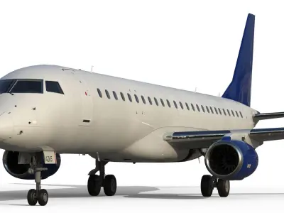 Embraer 190 3D model