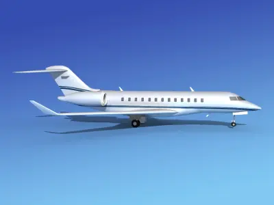 Global Express XRS V03 3D model