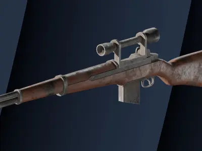 LowPoly FPS Gun Weapon Pack Low-Poly 3D Model Low-poly 3D model