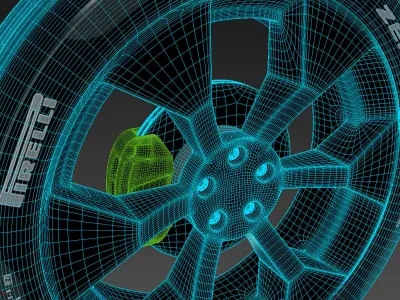 Car Wheel 3D model 3D model