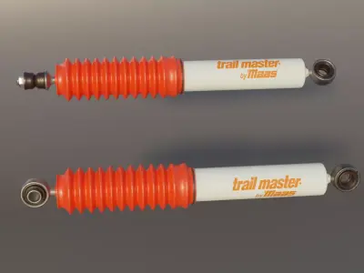 Trail Master Shock Absorber Low-poly 3D model