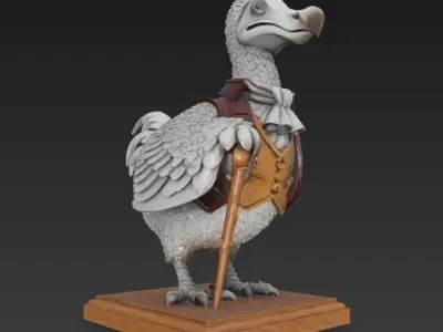 3D Printable Mr Dodo Figurine 3D model