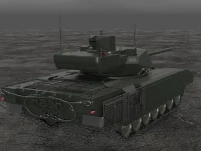 T-14 Armata MBT 3D model