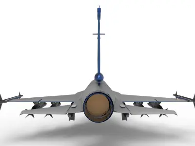 JF-17 Thunder 3D model