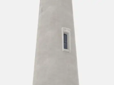 Lighthouse - Low-poly PBR textured model Low-poly 3D model