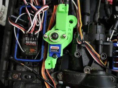 Traxxas TRX4 Servo Eliminator 3D print model