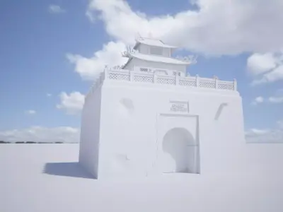 The North Gate Thang Long Hanoi Citadel 3D model