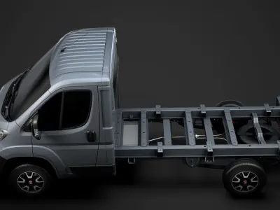 Fiat Ducato Chassis Truck Single Cab 3450WB 2020 3D model