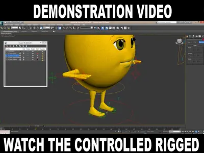 Fruits Rigged Collection 3D model