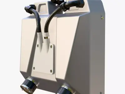 Dual Fuel Container SciFi M1 3D model