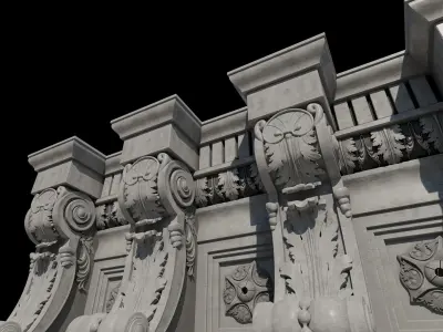 corbel console 3D model