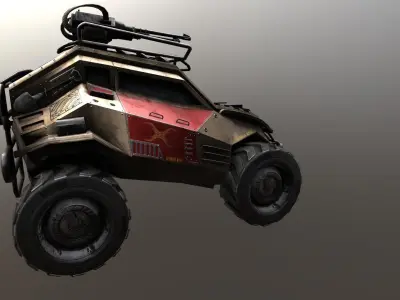 Thunder HG1B Low-poly 3D model