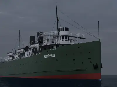 SS Milwaukee 3D model