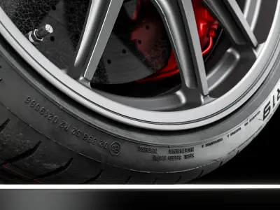 Falken Azenis RS820 235 35 R19 3D model