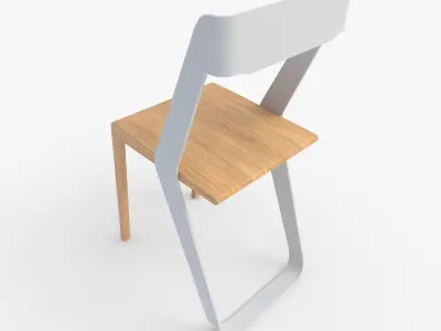 Ruban Chair Free low-poly 3D model