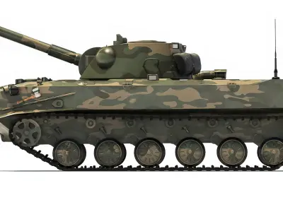 SPH 2S9 Nona 1979 3D model